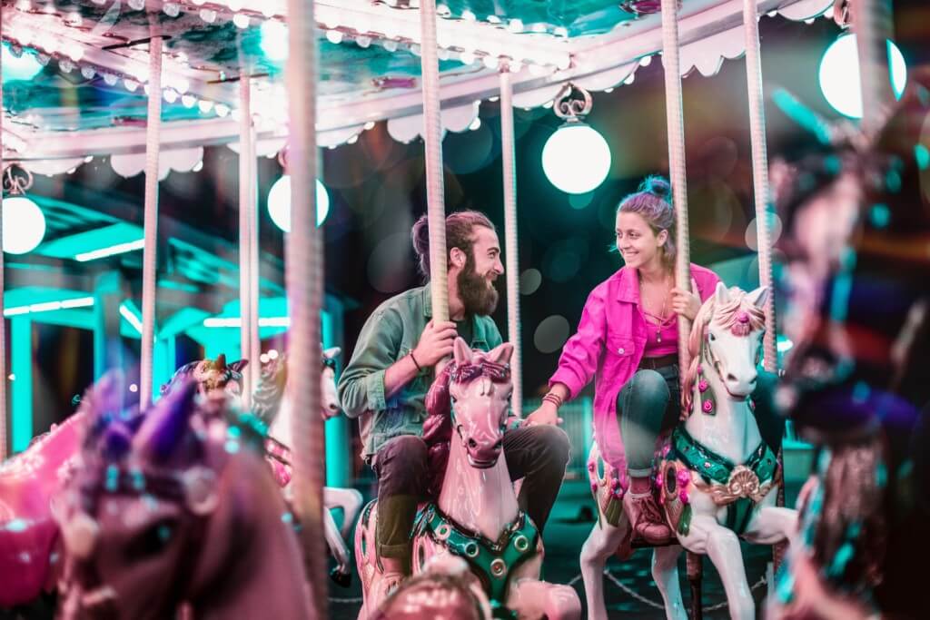 carousel couple