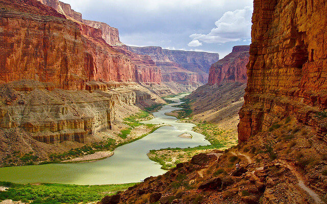 Bottom View of Grand Canyon