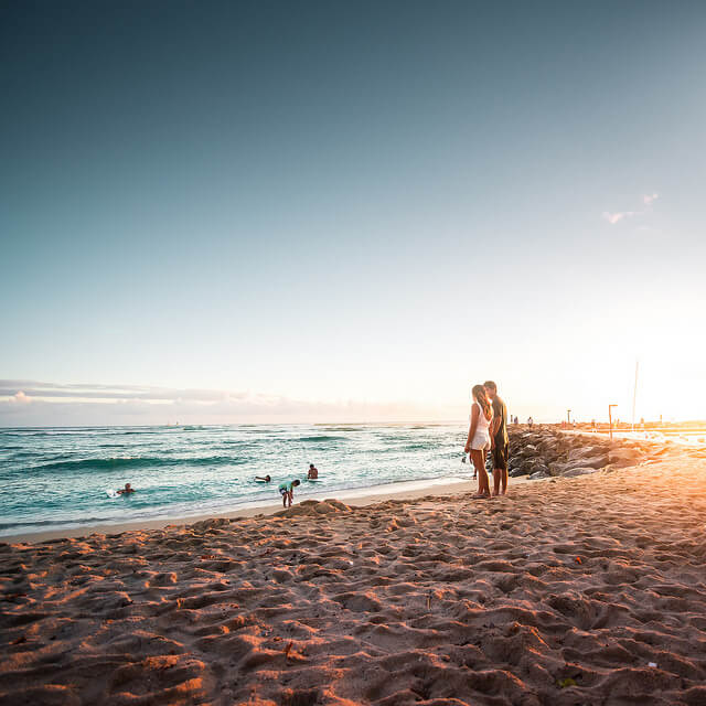 Beach at Sunset