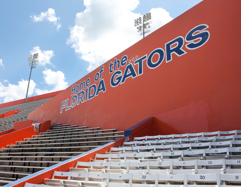 making friends at uf stadium