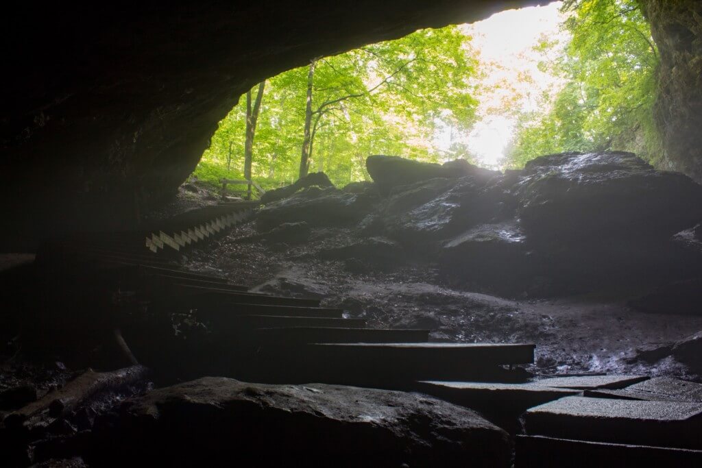 Cave at Maquoketa State Park