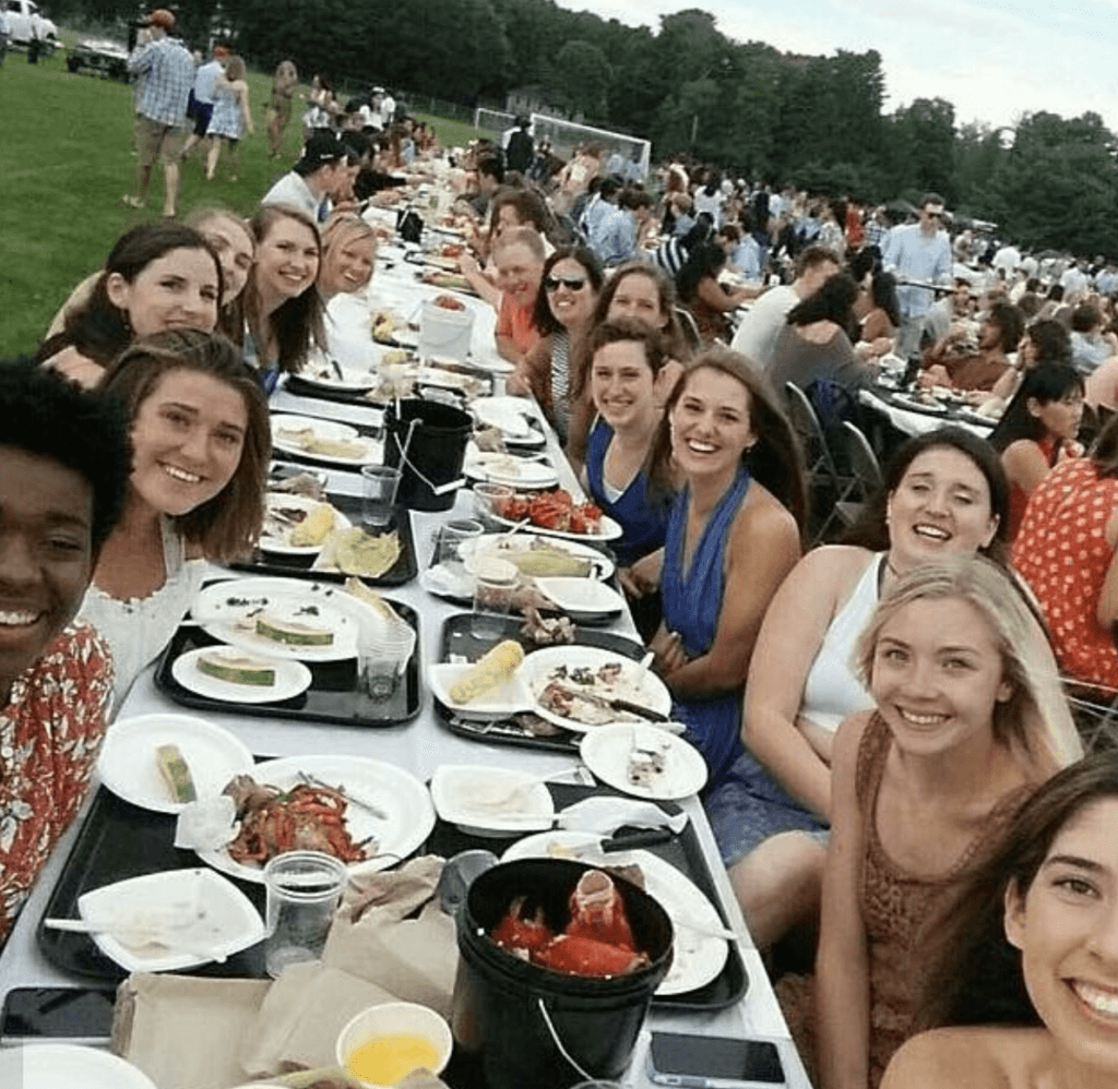 lobster bake bowdoin college