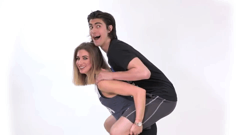college party themes piggy back ride