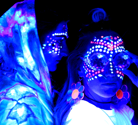 college party themes highlighter party
