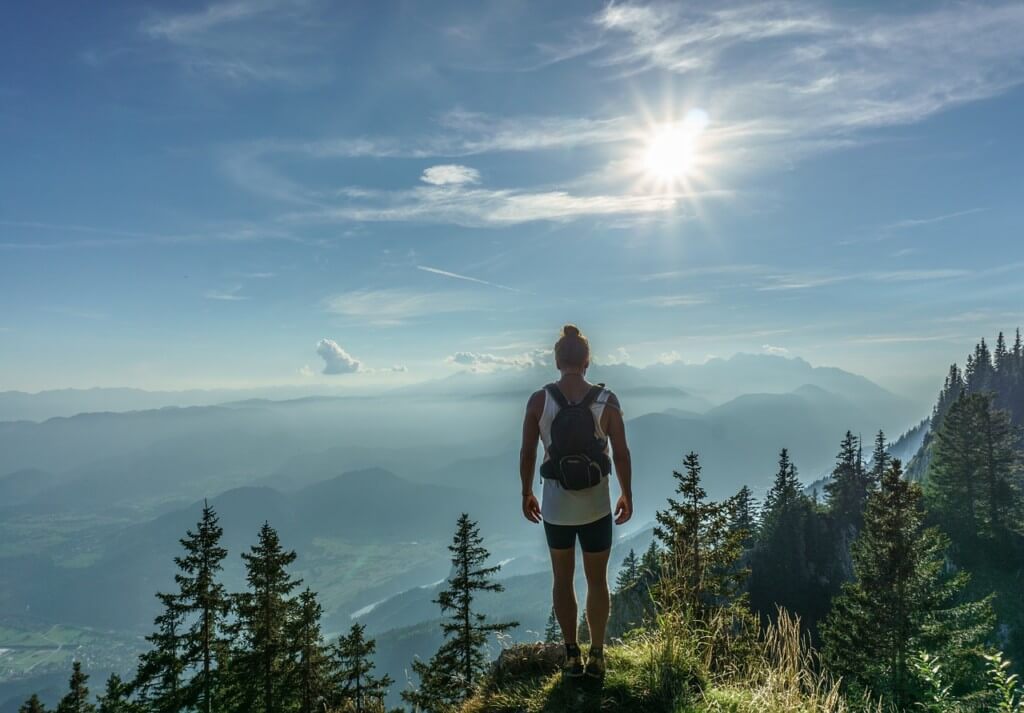 female hiker