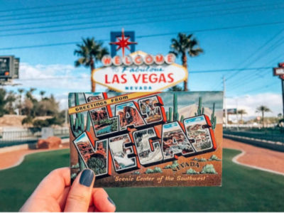 Las Vegas post card