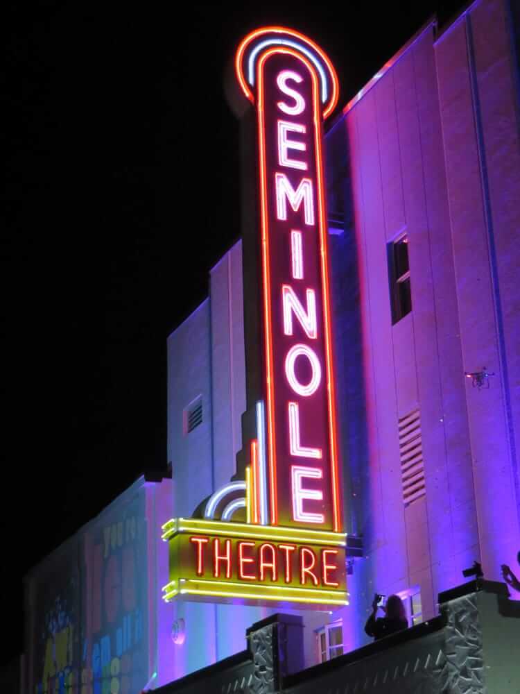 seminole theatre sign