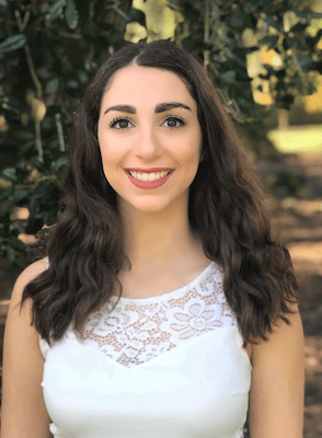 Tulane student in a white shirt