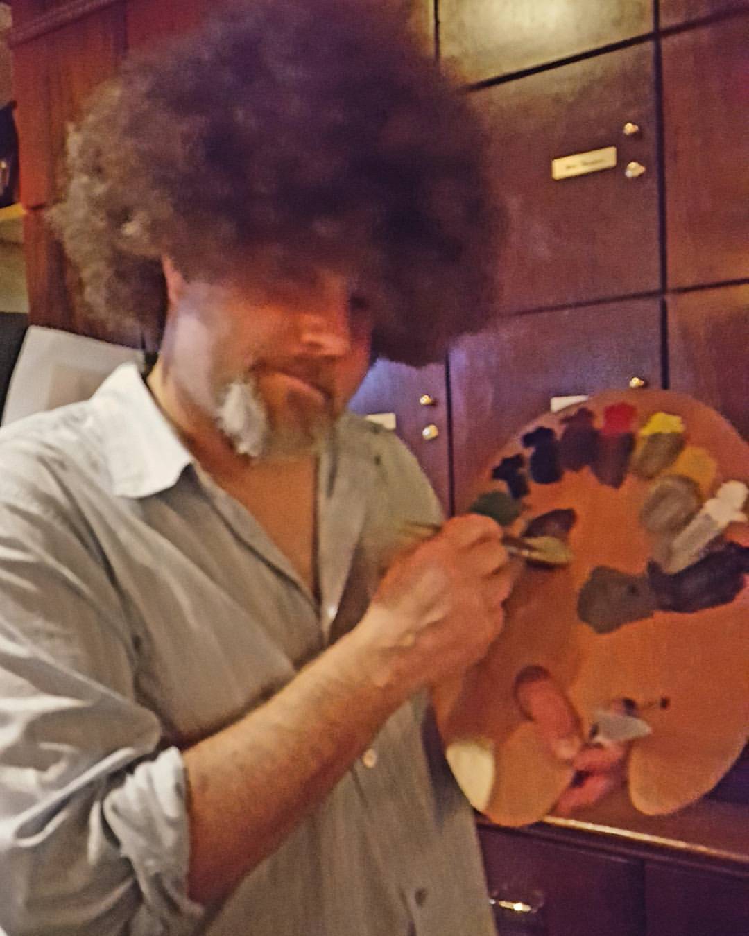 flickr.com. bob ross diy costume. 