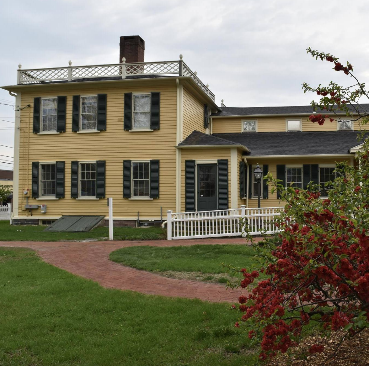 Outside Historic Northampton Museum