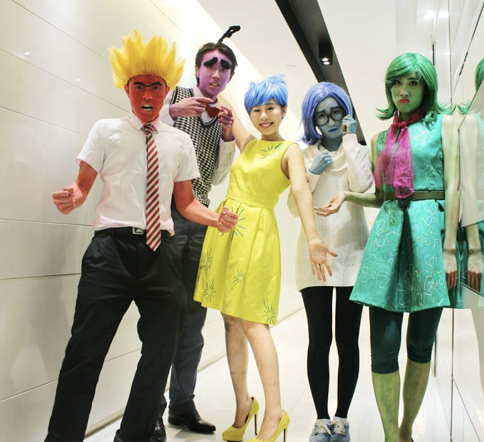 inside out group costume