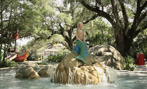 Mermaid Statue in City Park New Orleans