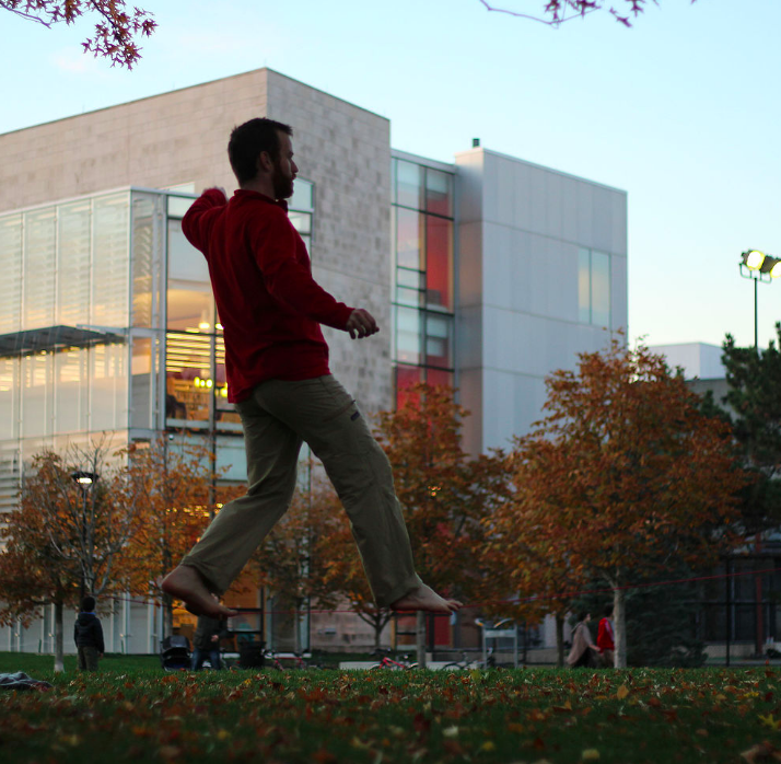 University of Florida quirks Tightrope walker