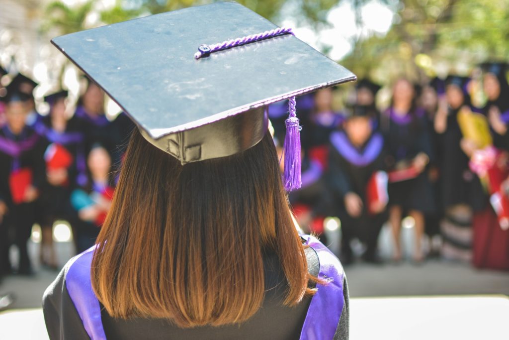 graduation cap english major