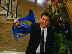 Ted How I Met Your Mother blue horn