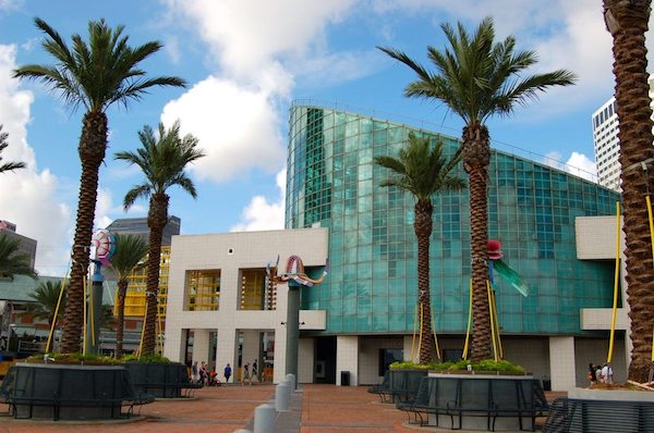 Outside of Audobon Aquarium New orleans