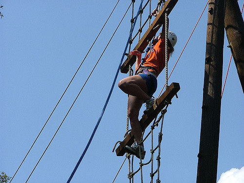 climbing rope ladder things to do at UF under 21