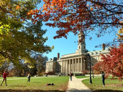 penn state campus foliage fall