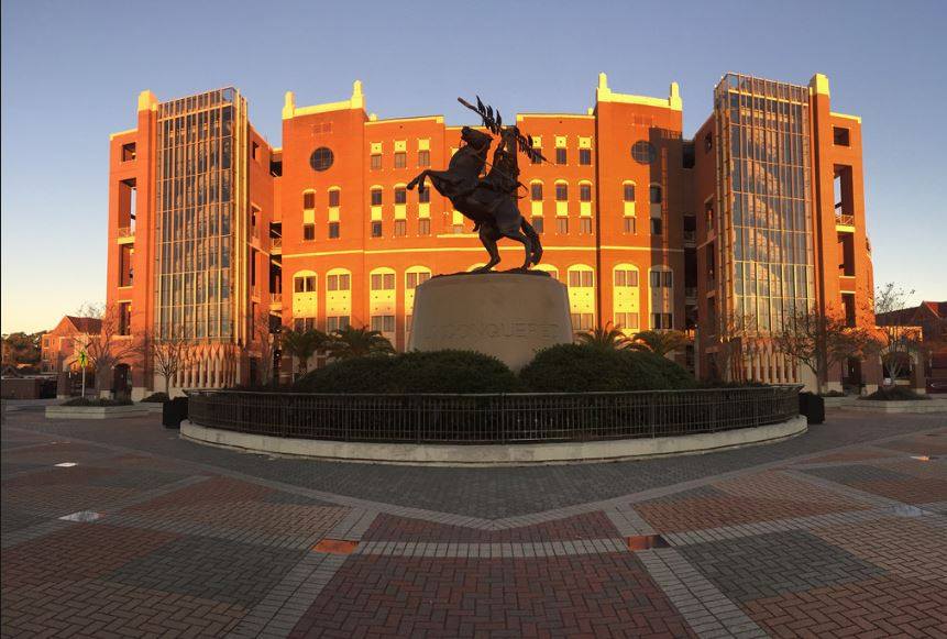 unconquered statue fsu landmark