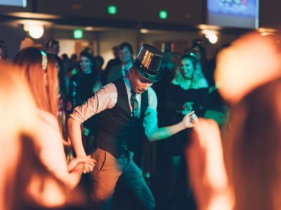 new year's eve party guy dancing