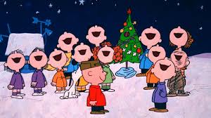 charlie brown christmas singing cartoon