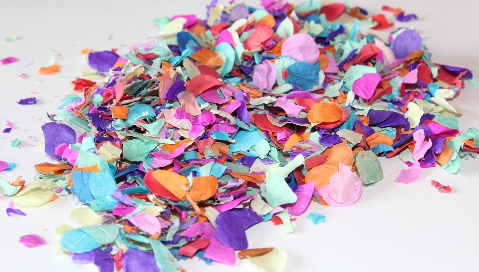 confetti new year's eve party