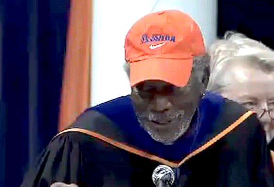 Morgan Freeman UF Graduation by University of Florida