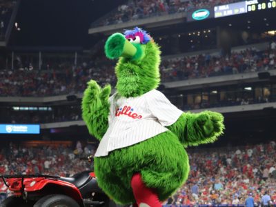 one of the boys phillies mascot