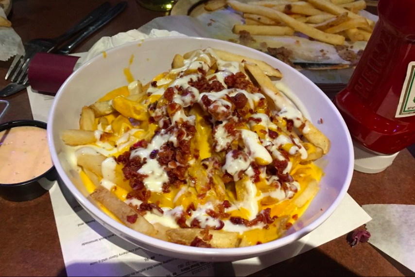 draught horse loaded fries food spots temple