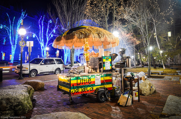 Jamaican food cart portland