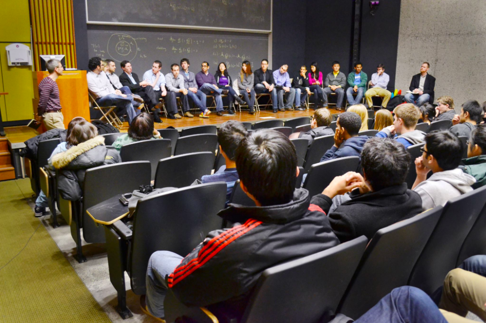 lecture hall students