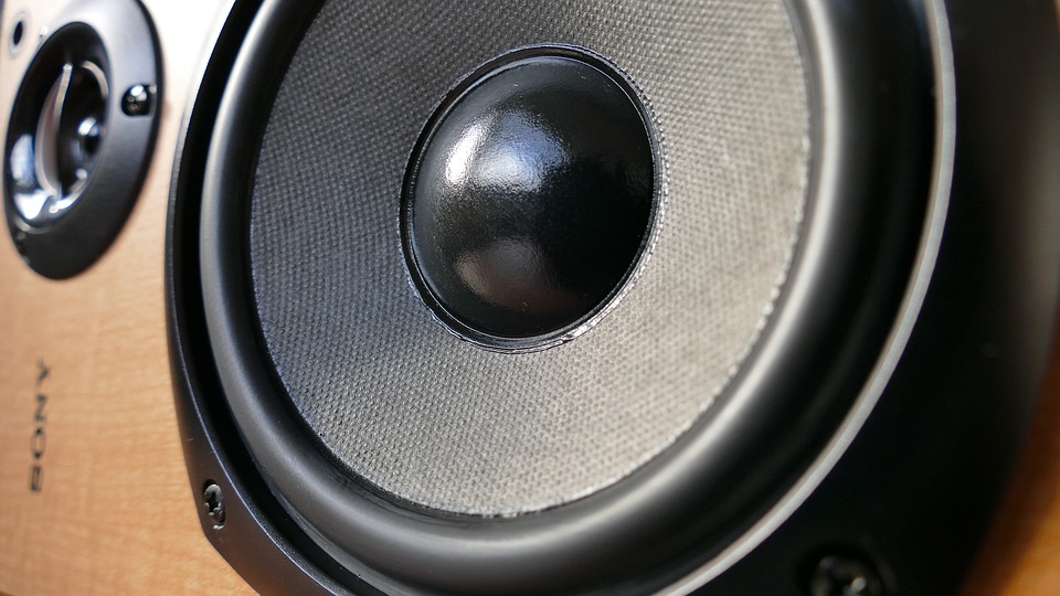 Close up of a speaker