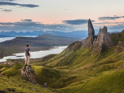 man standing on rock what is a gap year?