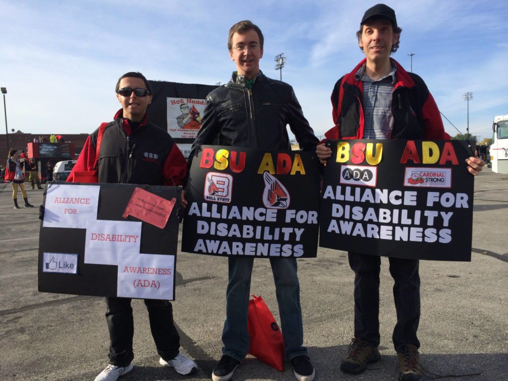 ball state alliance for disability awareness group photo