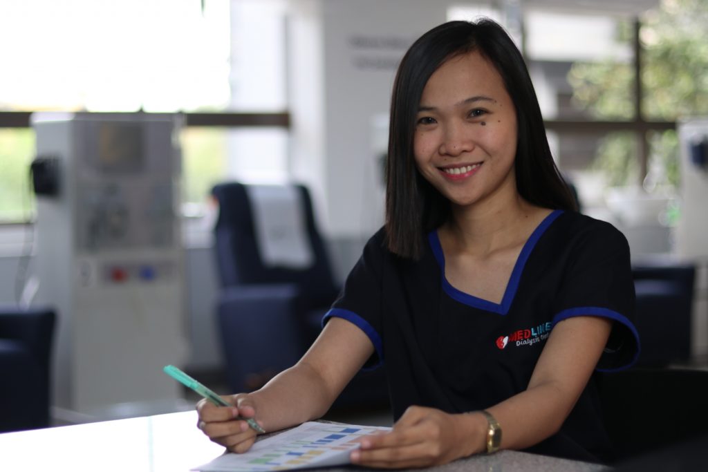 healthcare worker smiling medical majors