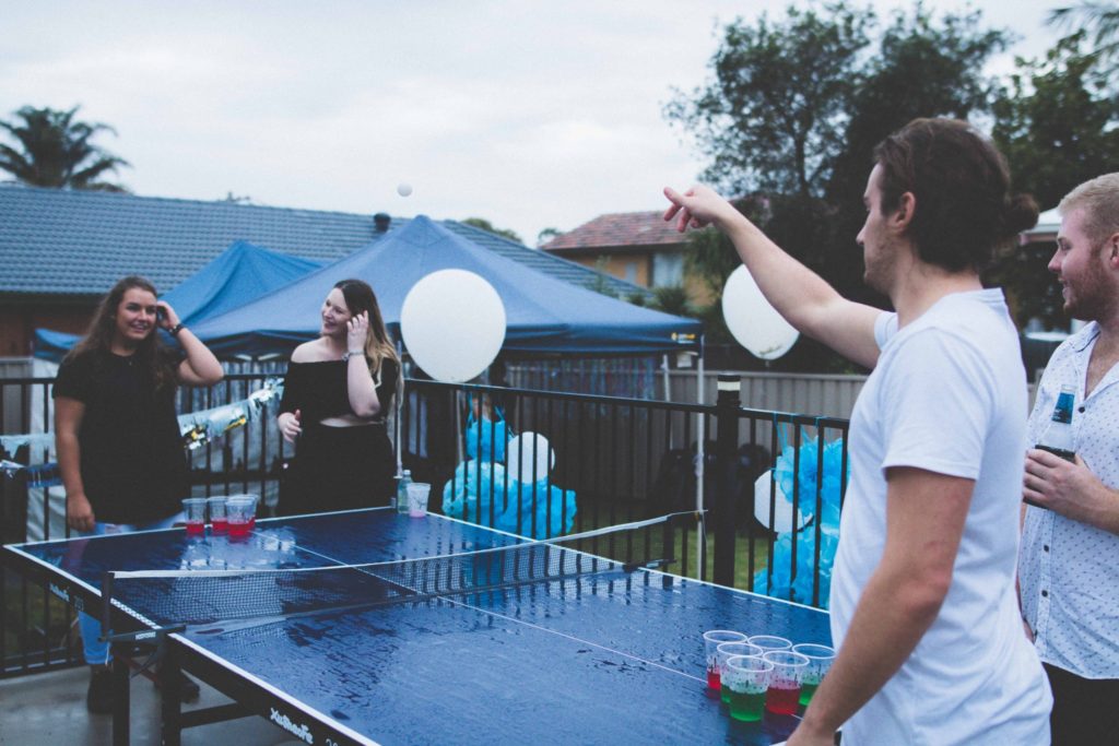 beer pong party
