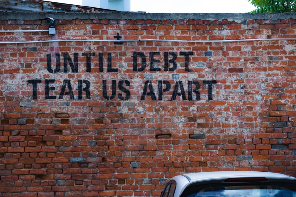 until debt tear us apart brick wall how to make a budget