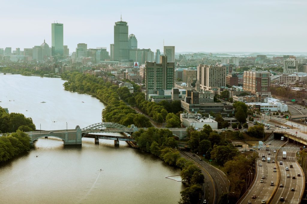 view of boston