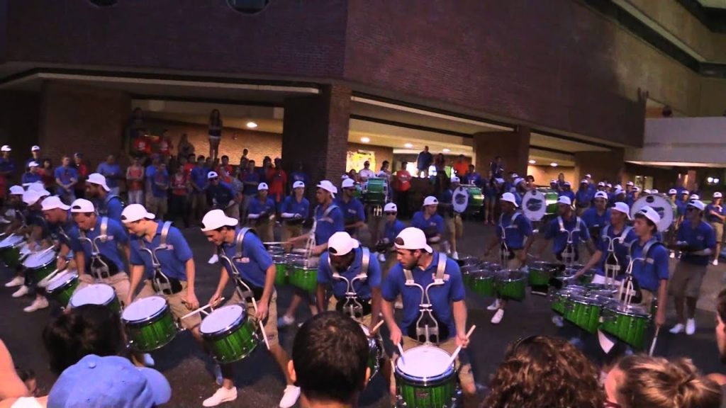 uf game day traditions drum line