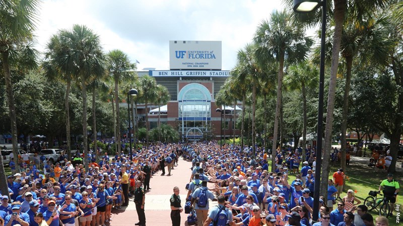 uf game day traditions stadium people