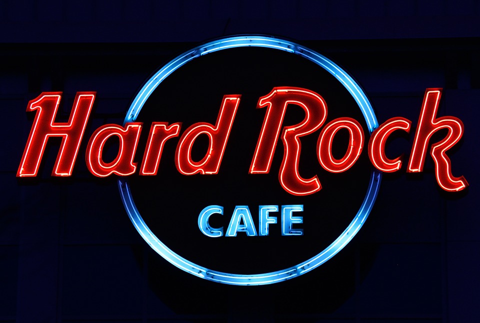 things to do Hollywood, Florida hard rock cafe sign