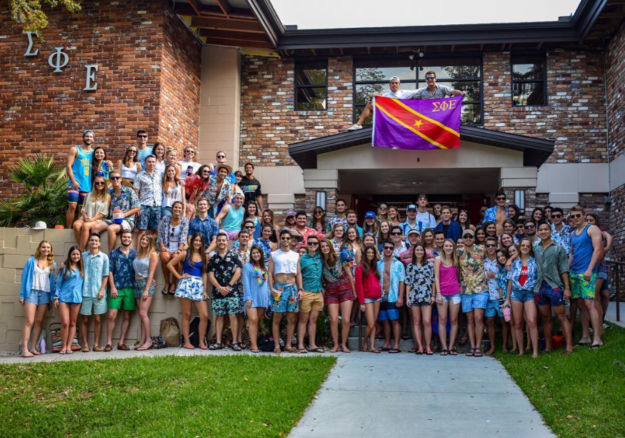 uf game day traditions frat house