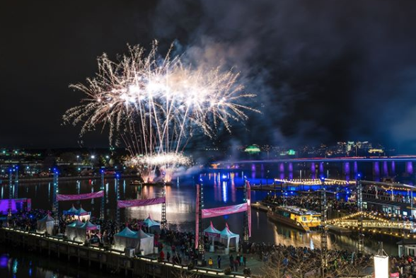 fireworks at the d.c. cherry blossom festival 