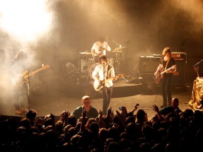Arctic Monkeys on stage