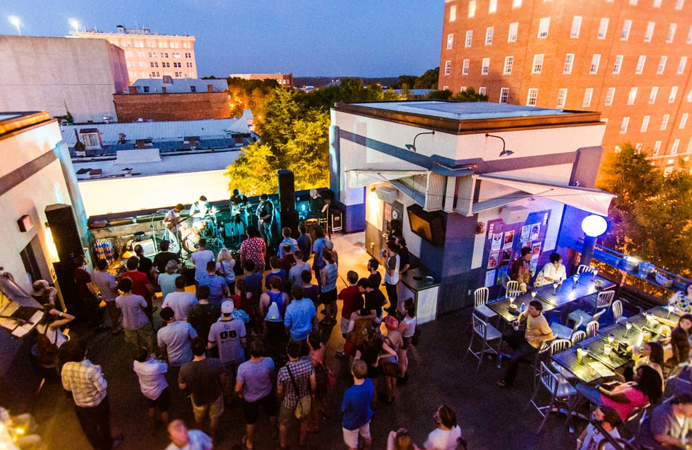 athens bars georgia rooftop theatre