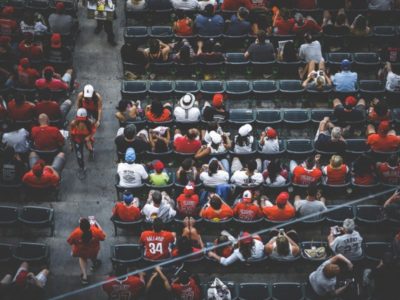 female sports fan