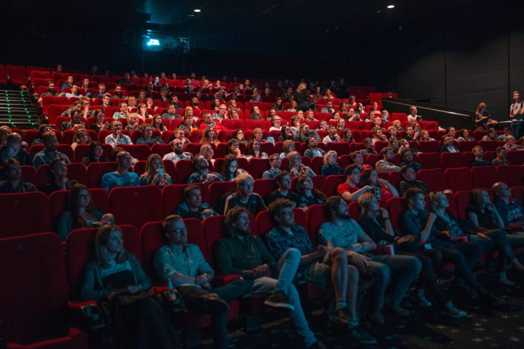 People in Movie Theater