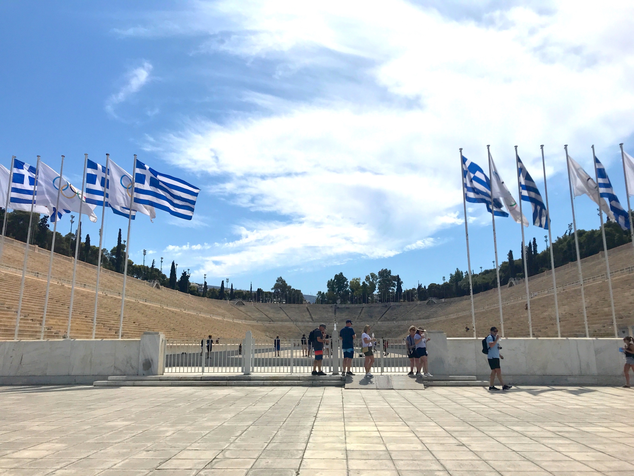 Panathenaic Stadium athens by bike tour