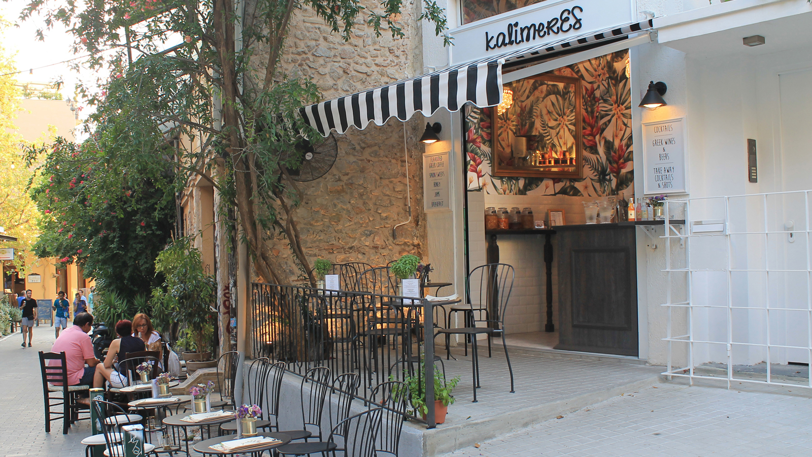 Breakfast and coffee at kalimeres while in Athens