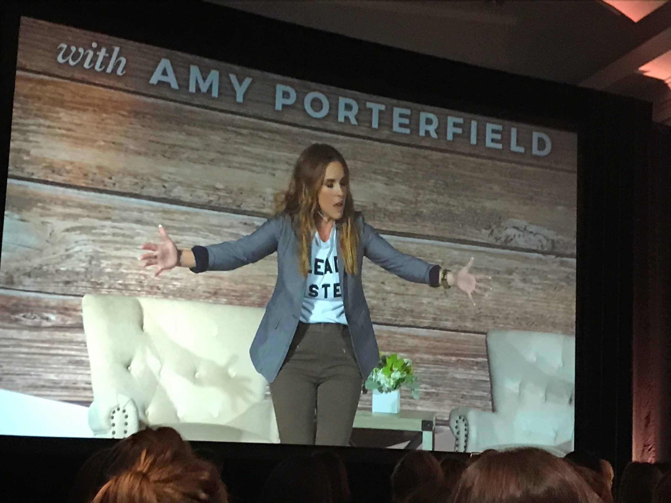 Rachel Hollis at the Amy Porterfield Entrepreneur Experience